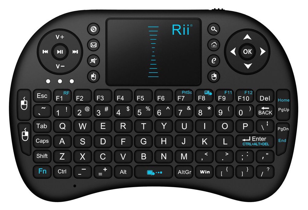 Canakit Wireless Keyboard w/ Touch Pad for Raspberry Pi- Click to Enlarge