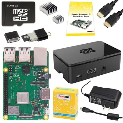 Kit de Départ pour Raspberry Pi 3 B+ 32 GB Canakit - Cliquez pour agrandir