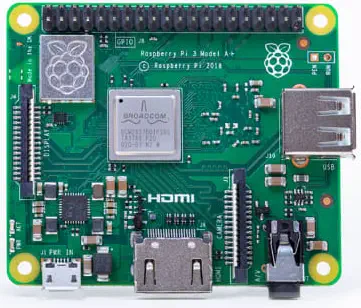 Placa Raspberry Pi 3 A+ - Haga Clic para Ampliar