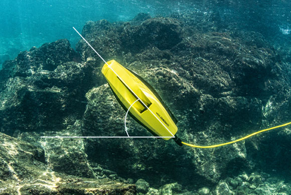 Chasing Dory Portable Underwater Drone- Click to Enlarge