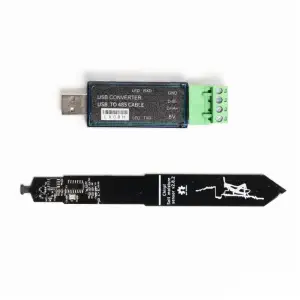 Capteur d'Humidité de Sol RS485 avec Adaptateur USB à RS485