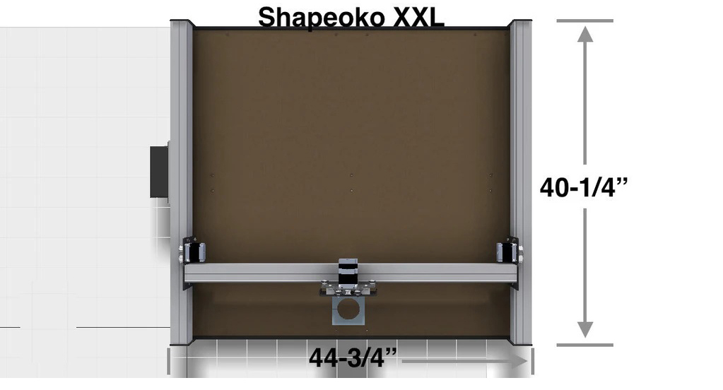Routeur 3D Carbide Shapeoko XXL Z-Plus CC de tungstène 65mm - Cliquez pour agrandir