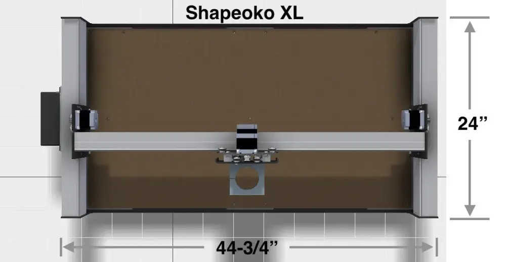 Shapeoko XL Z-Plus Sin Router de 69mm Carbide3D - Haga Clic para Ampliar