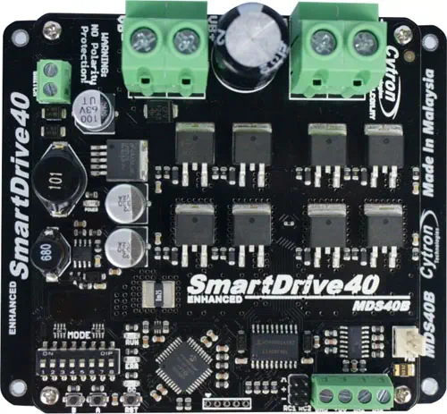 Controlador de Motor DC con Escobillas Único 10- 54 V Cytron – Haga clic para ampliar