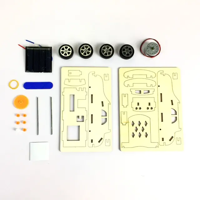 Cytron DIY Solarbetriebenes Holzauto STEM Kit - Zum Vergrößern klicken