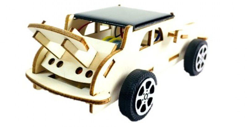 Cytron DIY Solar Powered Wooden Car STEM Kit - Click to Enlarge