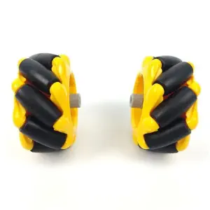 Jeux de roues Mecanum pour moteur TT - 48mm