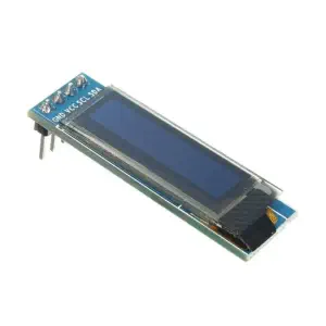 Écran OLED 128x32 I2C de 0,91 pouce - Bleu