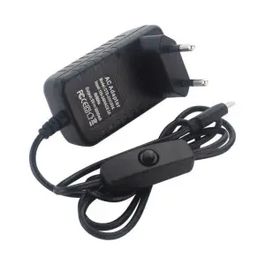 Adaptateur secteur 5V 3A USB-C avec interrupteur - Prise UE