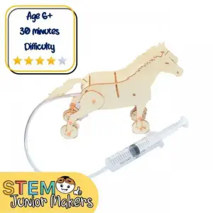 Kit de Caballo Neumático de Madera de Bricolaje Cytron