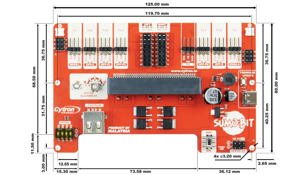SUMO:BIT Expansion Board for micro:bit