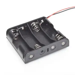 Support à Batterie- 4xAA Plat
