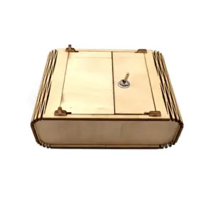Boîte simple et inutile - Boîte électronique ludique en bois