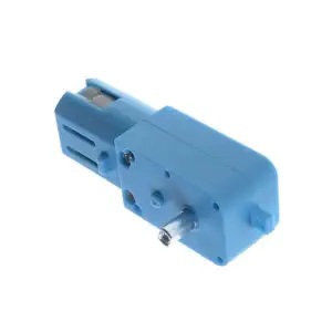 Moteur de boîte de vitesses CC semi-métallique à couple élevé 3V-6V 200 tr/min 1:90 axe unique