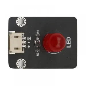 DaguRobot Module d'éclairage LED unique à 3 broches (rouge)