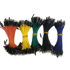 Dagu Wires, 10cm Mâle-Mâle (100pcs)