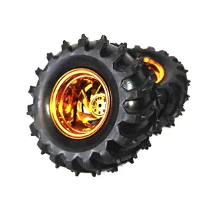 Dagu Roues Tout Terrain Orange 2 pcs