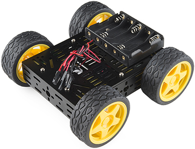 Multi-chassis 4WD-robotkit (basis) - Klik om te vergroten