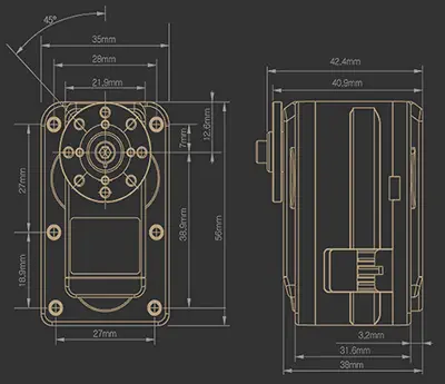 HerkuleX DRS-0402 Smart Robot Servo- Click to Enlarge