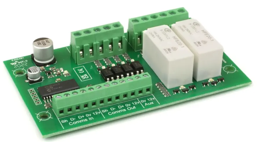 dSX42H - dScript Expansion Module Side View