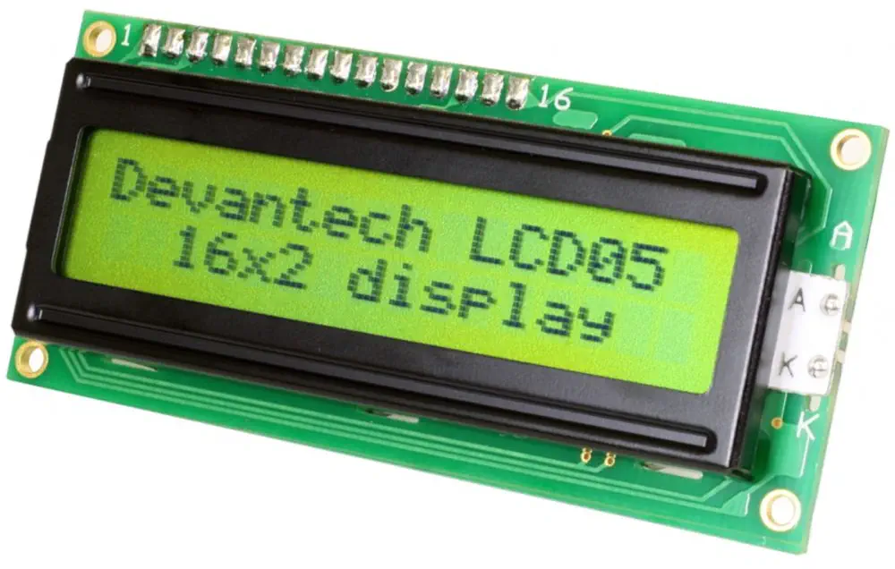 LCD05-16x2-Grün Display Modul