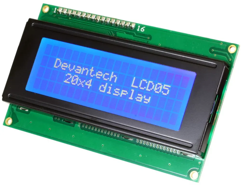 LCD05-20x4-ブルーディスプレイスクリーン