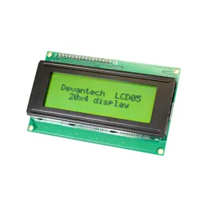 Devantech LCD05, Affichage 20x4 (Vert)