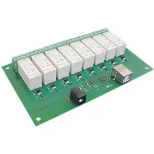 Module de Relais USB à 8 Canaux Devantech Haut Courant (16A)