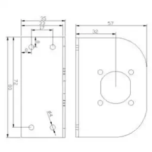 Supports Pour Moteur EMG49 Devantech