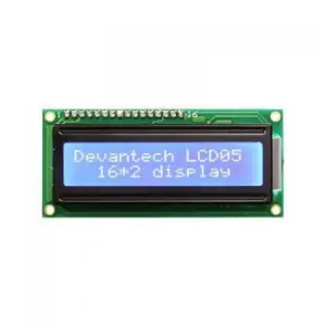 Afficheur I2C / Sériel 2X16 LCD (Bleu) Netmedia