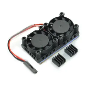 Kit de Ventilateurs Double Raspberry Pi (Compatible a/ Raspberry Pi 3B/3B+/4B)