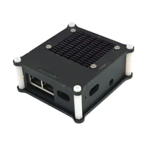 Boîtier en acrylique avec dissipateur thermique pour carte de support de routeur CM4 IoT Mini