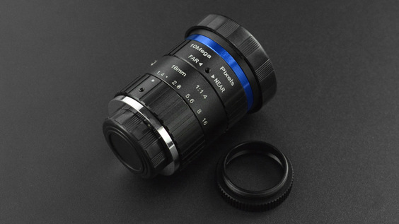 16mm 10MP Telephoto Lens for Raspberry Pi & Jetson Nano Camera Module - Click to Enlarge