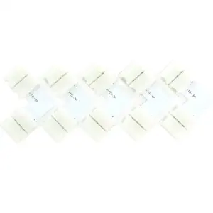 Connecteur à angle droit pour bande LED à 3 broches (5x)