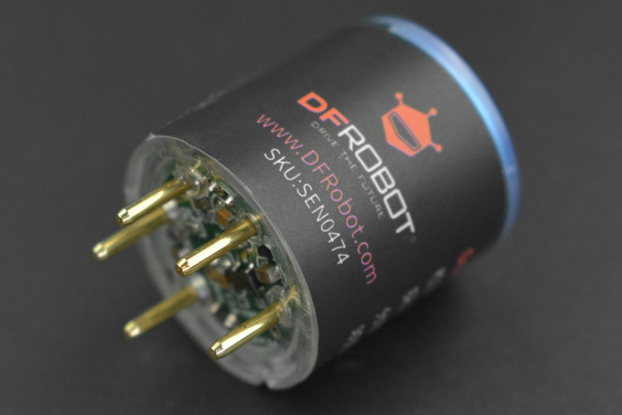 Sensor de HCL Gravity DFRobot (Calibrado) - I2C y UART - Haga Clic para Ampliar