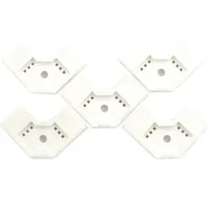 Connecteur à angle droit pour bande LED à 4 broches (5x)