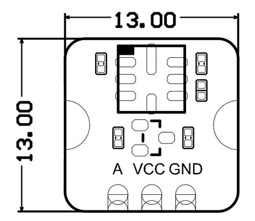 Sensor de Detección de Gas Metano CH4 MEMS Fermion (Placa de Conexión, 1-10000ppm)