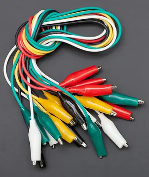 Câbles de Test à Pinces Crocodile (Pack de 10 PCS)