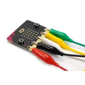 DFRobot Câbles de Test à Pinces Crocodile (Pack de 10 pcs)