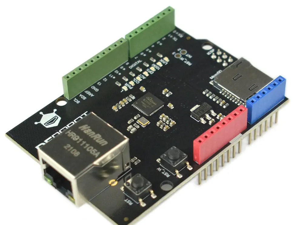 DFRduino Ethernet Shield V3.0 - Main Product View