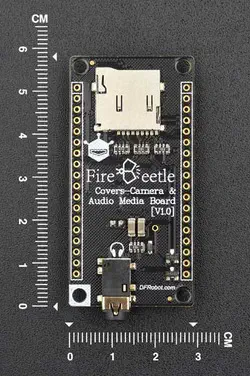 FireBeetle Covers Camera Audio Board - Dimensions cropped