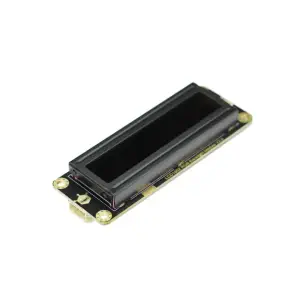 Gravity: I2C 16x2 Arduino LCD avec Affichage de Police RGB (Noir) V2.0