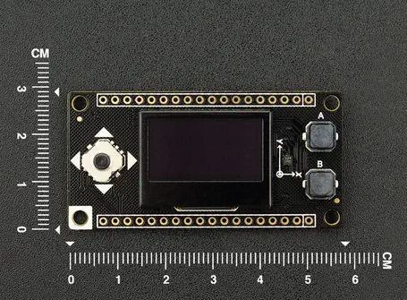 OLED128x64 Display - FireBeetle Covers - Dimensions cropped