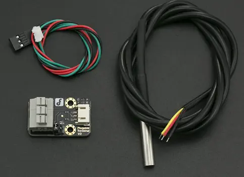 Gravity: I2C High Temperature Sensor Parts cropped