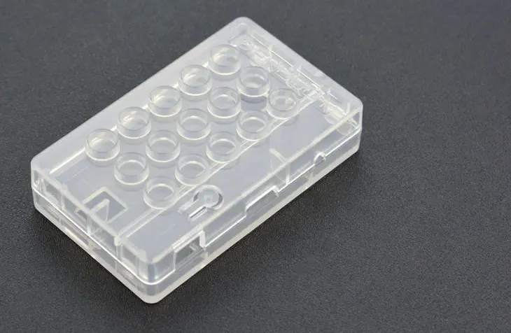 ABS Transparent Case for Raspberry Pi B+/2B/3B/3B+ - Dimensions cropped