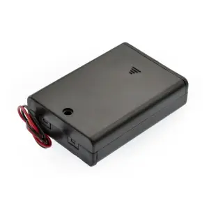 DFRobot Support de Batterie 3xAA (avec Couvercle & Interrupteur d'Alimentation)