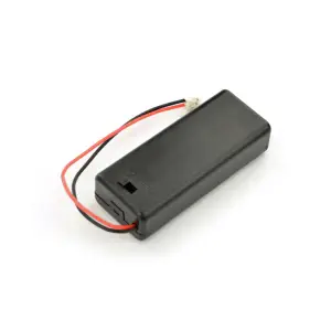 DFRobot Porte-piles 2xAAA (avec couvercle et interrupteur d'alimentation)