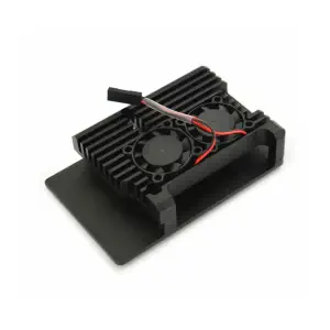 DFRobot Boîtier en Métal pour Raspberry Pi 4B (Double Ventilateurs)