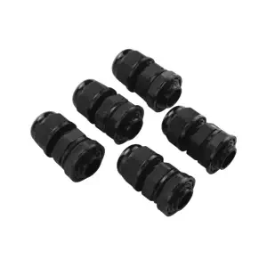Presse-étoupe étanche Taille PG-7 Noir (5 pcs)