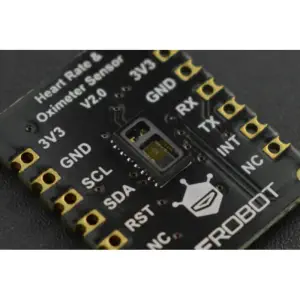 Fermion: MAX30102 PPG Heart Rate & Oximeter Sensor (Breakout, I2C/UART)